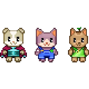 The three friends